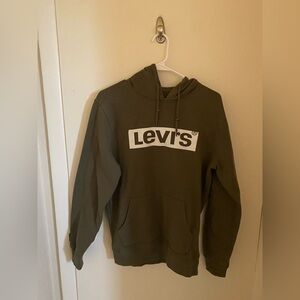 Levi's Green Sweatshirt Hoodie Casual Wear